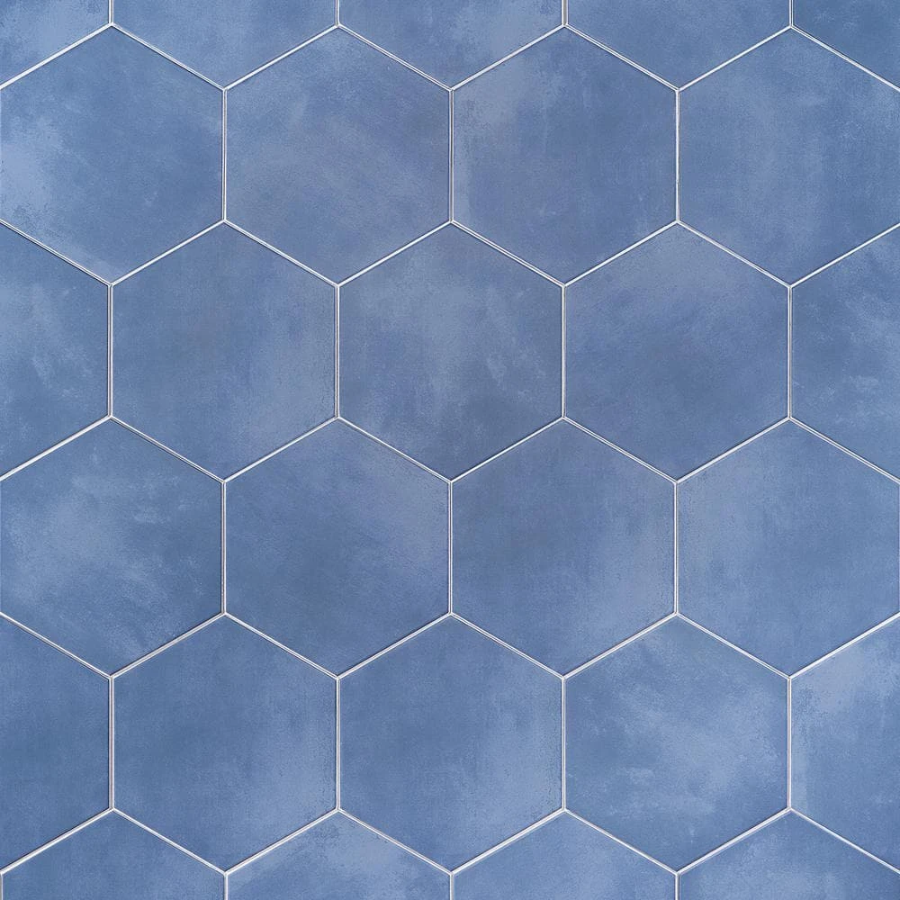 Eclipse Blue 7.79 in. x 8.98 in. Matte Porcelain Floor and Wall Tile (6.03 sq. ft. / Case) by Ivy Hill Tile 9 Eclipse Blue 7.79 in. x 8.98 in. Matte Porcelain Floor and Wall Tile (6.03 sq. ft. / Case) by Ivy Hill Tile - Image 7