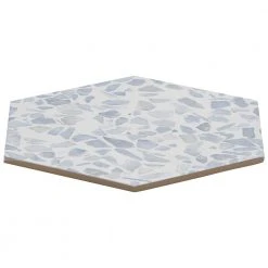 Fusion Hex Blue Terrazzo 9.13 in. x 10.51 in. Matte Porcelain Floor and Wall Tile (8.07 sq.ft. / Case) by Ivy Hill Tile 16 Fusion Hex Blue Terrazzo 9.13 in. x 10.51 in. Matte Porcelain Floor and Wall Tile (8.07 sq.ft. / Case) by Ivy Hill Tile -Tile Elegant Shop blue ivy hill tile porcelain tile ext3rd106049 1f 1000