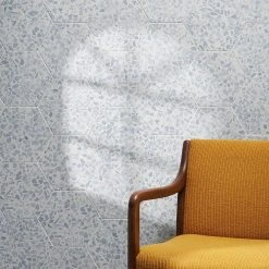 Fusion Hex Blue Terrazzo 9.13 in. x 10.51 in. Matte Porcelain Floor and Wall Tile (8.07 sq.ft. / Case) by Ivy Hill Tile 15 Fusion Hex Blue Terrazzo 9.13 in. x 10.51 in. Matte Porcelain Floor and Wall Tile (8.07 sq.ft. / Case) by Ivy Hill Tile -Tile Elegant Shop blue ivy hill tile porcelain tile ext3rd106049 4f 1000