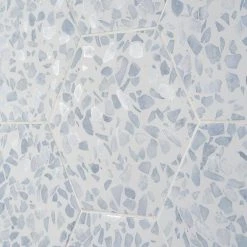 Fusion Hex Blue Terrazzo 9.13 in. x 10.51 in. Matte Porcelain Floor and Wall Tile (8.07 sq.ft. / Case) by Ivy Hill Tile 19 Fusion Hex Blue Terrazzo 9.13 in. x 10.51 in. Matte Porcelain Floor and Wall Tile (8.07 sq.ft. / Case) by Ivy Hill Tile -Tile Elegant Shop blue ivy hill tile porcelain tile ext3rd106049 76 1000