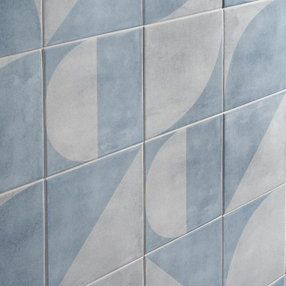 Quincy Blue 7.87 in. x 7.87 in. Matte Porcelain Floor and Wall Tile (11.19 sq. ft./Case) by Ivy Hill Tile 10 Quincy Blue 7.87 in. x 7.87 in. Matte Porcelain Floor and Wall Tile (11.19 sq. ft./Case) by Ivy Hill Tile - Image 8