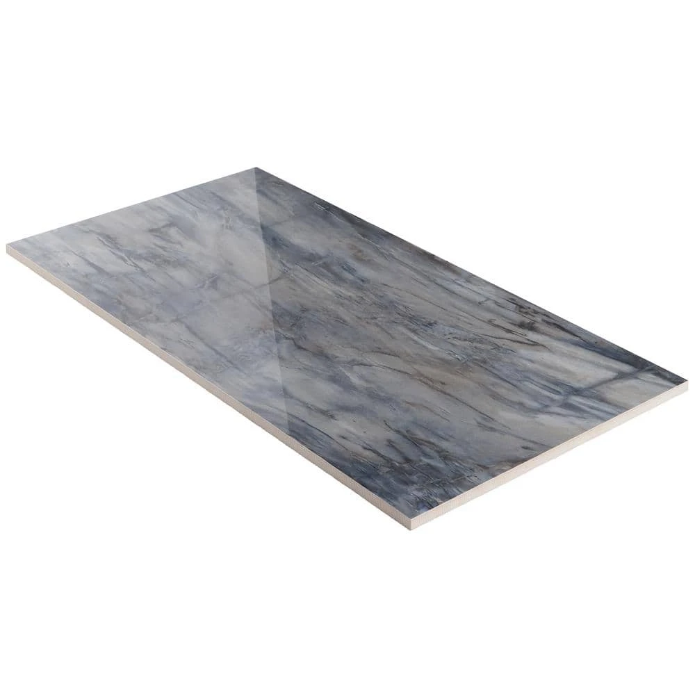 Selawood Blue 11.71 in. x 23.5 in. Polished Porcelain Floor and Wall Tile (11.62 sq. ft./Case) by Ivy Hill Tile 7 Selawood Blue 11.71 in. x 23.5 in. Polished Porcelain Floor and Wall Tile (11.62 sq. ft./Case) by Ivy Hill Tile - Image 5