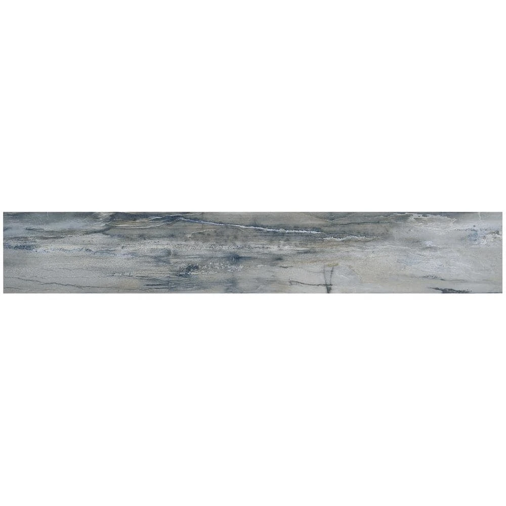 Selawood Blue 7.78 in. x 47.09 in. Matte Porcelain Floor and Wall Tile (15.49 sq. ft./Case) by Ivy Hill Tile 6 Selawood Blue 7.78 in. x 47.09 in. Matte Porcelain Floor and Wall Tile (15.49 sq. ft./Case) by Ivy Hill Tile - Image 4