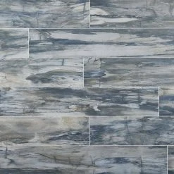 Selawood Blue 7.78 in. x 47.09 in. Matte Porcelain Floor and Wall Tile (15.49 sq. ft./Case) by Ivy Hill Tile