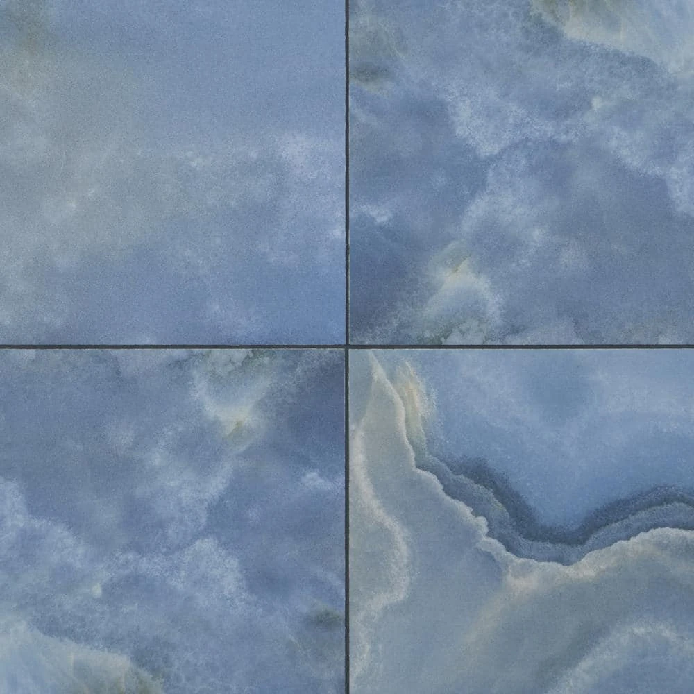Jume Onyx Blue 23.62 in. x 47.24 in. Polished Porcelain Floor and Wall Tile (15.49 sq. ft./Case) by Ivy Hill Tile 5 Jume Onyx Blue 23.62 in. x 47.24 in. Polished Porcelain Floor and Wall Tile (15.49 sq. ft./Case) by Ivy Hill Tile - Image 3