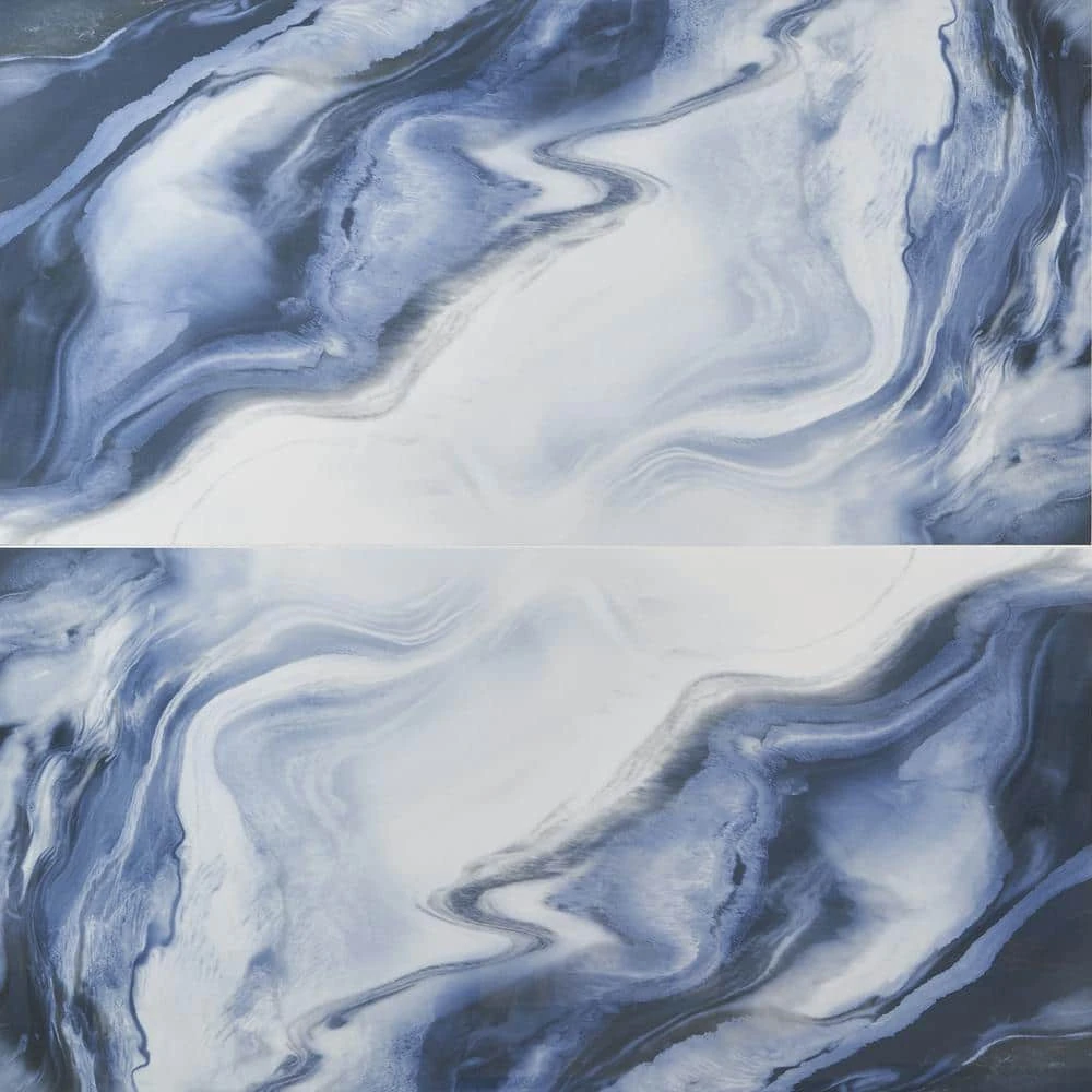 Savannah Blue 23.62 in. x 47.24 in. Polished Porcelain Floor and Wall Tile (15.49 sq. ft./Case) by Ivy Hill Tile 3 Savannah Blue 23.62 in. x 47.24 in. Polished Porcelain Floor and Wall Tile (15.49 sq. ft./Case) by Ivy Hill Tile