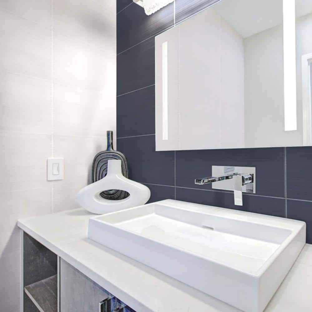 Navyblues Blue 10 in. x 20 in. Glossy Ceramic Wall Tile (10.76 sq. ft./Case) by Jeffrey Court 4 Navyblues Blue 10 in. x 20 in. Glossy Ceramic Wall Tile (10.76 sq. ft./Case) by Jeffrey Court - Image 2