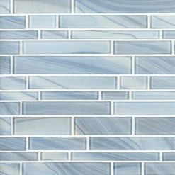Polar Orbit Blue 11.625 in. x 11.625 in. Interlocking Glossy Glass Mosaic Wall Tile (18.77 sq. ft./Case) by Jeffrey Court 12 Polar Orbit Blue 11.625 in. x 11.625 in. Interlocking Glossy Glass Mosaic Wall Tile (18.77 sq. ft./Case) by Jeffrey Court -Tile Elegant Shop blue jeffrey court glass tile 13014 1d 1000