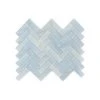 Orbit Herringbone Blue 9.625 in. x 12.125 in. Herringbone Gloss Glass Mosaic Wall Tile (16.20 sq. ft./Case) by Jeffrey Court 1 Orbit Herringbone Blue 9.625 in. x 12.125 in. Herringbone Gloss Glass Mosaic Wall Tile (16.20 sq. ft./Case) by Jeffrey Court -Tile Elegant Shop blue jeffrey court glass tile 13074 64 1000