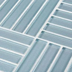 Downtown Parquet Blue 11.625 in. x 11.625 in. Parquet Glass Mosaic Tile (9.38 sq. ft./Case) by Jeffrey Court 9 Downtown Parquet Blue 11.625 in. x 11.625 in. Parquet Glass Mosaic Tile (9.38 sq. ft./Case) by Jeffrey Court -Tile Elegant Shop blue jeffrey court glass tile 97787 1d 1000