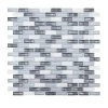 Alaskan Chill Blue 11.5 in. x 11.625 in. Interlocking Mixed Glass and Stone Mosaic Tile (14.83 sq. ft./Case) by Jeffrey Court 2 Alaskan Chill Blue 11.5 in. x 11.625 in. Interlocking Mixed Glass and Stone Mosaic Tile (14.83 sq. ft./Case) by Jeffrey Court -Tile Elegant Shop blue jeffrey court glass tile 99394 64 1000