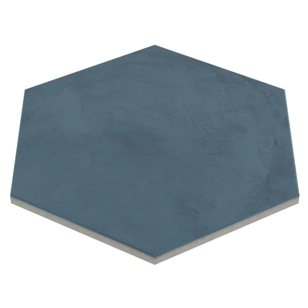 Dash Blue Ocean 8.5 in. x 9.84 in. Matte Hexagon Porcelain Floor and Wall Tile (12.66 sq. ft./Case) by Ivy Hill Tile 7 Dash Blue Ocean 8.5 in. x 9.84 in. Matte Hexagon Porcelain Floor and Wall Tile (12.66 sq. ft./Case) by Ivy Hill Tile - Image 5