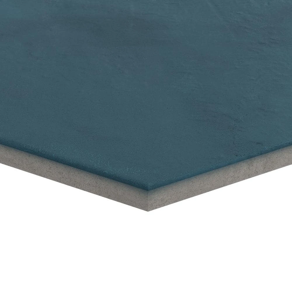 Dash Blue Ocean 8.5 in. x 9.84 in. Matte Hexagon Porcelain Floor and Wall Tile (12.66 sq. ft./Case) by Ivy Hill Tile 8 Dash Blue Ocean 8.5 in. x 9.84 in. Matte Hexagon Porcelain Floor and Wall Tile (12.66 sq. ft./Case) by Ivy Hill Tile - Image 6
