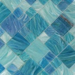 Aqua Blue Sky French Pattern 11.62 in. x 11-3/4 in. x 5 mm Glass Mosaic Tile by Ivy Hill Tile 9 Aqua Blue Sky French Pattern 11.62 in. x 11-3/4 in. x 5 mm Glass Mosaic Tile by Ivy Hill Tile -Tile Elegant Shop blue sky ivy hill tile glass tile ext3rd104496 c3 1000