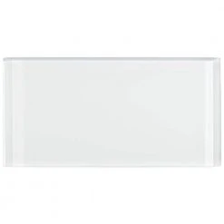 Contempo Bright White 3 in. x 6 in. x 8 mm Polished Glass Subway Floor and Wall Tile (32 pieces 4 sq.ft./Box) by Ivy Hill Tile 15 Contempo Bright White 3 in. x 6 in. x 8 mm Polished Glass Subway Floor and Wall Tile (32 pieces 4 sq.ft./Box) by Ivy Hill Tile -Tile Elegant Shop bright white ivy hill tile glass tile ext3rd100937 44 1000