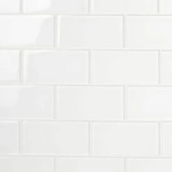 Contempo Bright White 3 in. x 6 in. x 8 mm Polished Glass Subway Floor and Wall Tile (32 pieces 4 sq.ft./Box) by Ivy Hill Tile 12 Contempo Bright White 3 in. x 6 in. x 8 mm Polished Glass Subway Floor and Wall Tile (32 pieces 4 sq.ft./Box) by Ivy Hill Tile -Tile Elegant Shop bright white ivy hill tile glass tile ext3rd100937 c3 1000