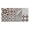 Patchwork Brown 12 in. x 24 in. Subway Glossy Ceramic Wall Tile (11.625 sq. ft./Case) by Jeffrey Court 2 Patchwork Brown 12 in. x 24 in. Subway Glossy Ceramic Wall Tile (11.625 sq. ft./Case) by Jeffrey Court -Tile Elegant Shop brown jeffrey court ceramic tile 96705 64 1000