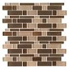 Heritage Cold Pencil Brown 11 in. x 11.75 in. Interlocking Gloss Glass Wall Mosaic Tile (8.97 sq. ft./Case) by Jeffrey Court 1 Heritage Cold Pencil Brown 11 in. x 11.75 in. Interlocking Gloss Glass Wall Mosaic Tile (8.97 sq. ft./Case) by Jeffrey Court -Tile Elegant Shop brown jeffrey court glass tile 99526 64 1000