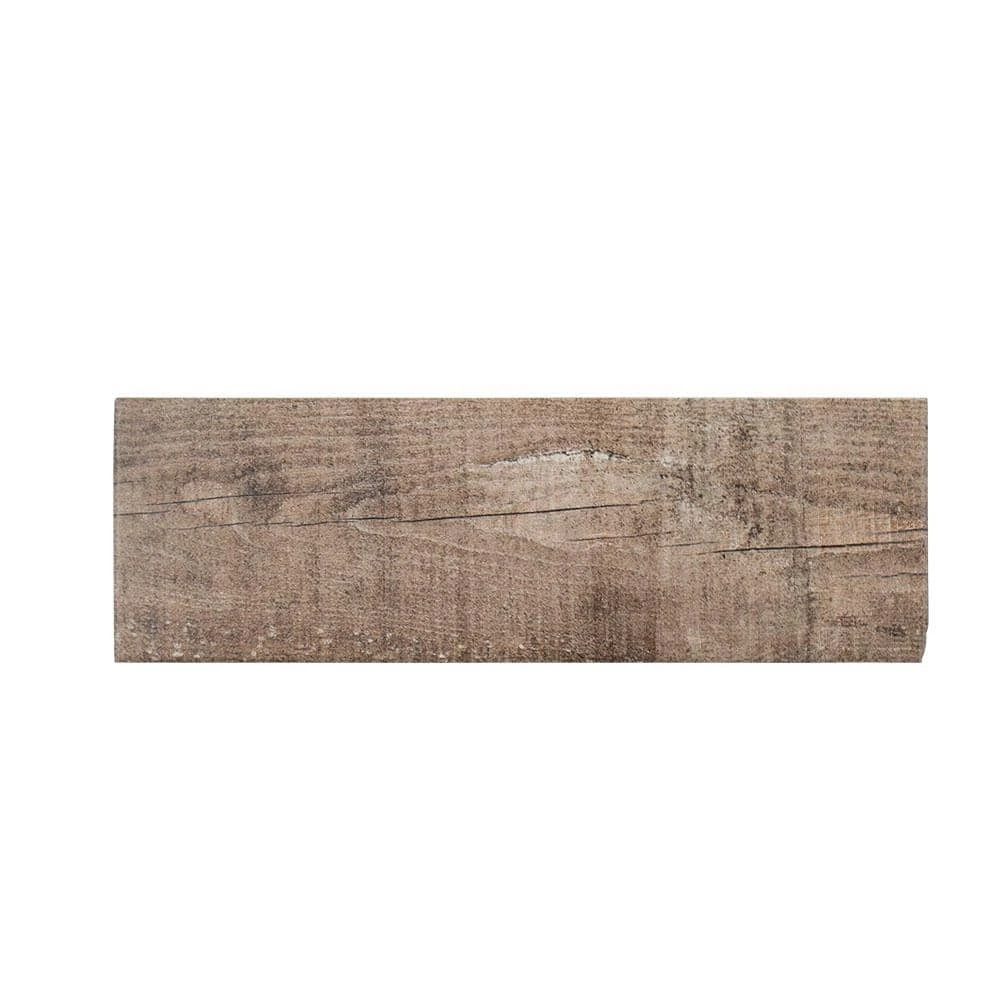 Teakwood Brown 4 in. x 12 in. Matte Porcelain Wall and Floor Tile (13.56 sq. ft./Case) by Jeffrey Court 3 Teakwood Brown 4 in. x 12 in. Matte Porcelain Wall and Floor Tile (13.56 sq. ft./Case) by Jeffrey Court