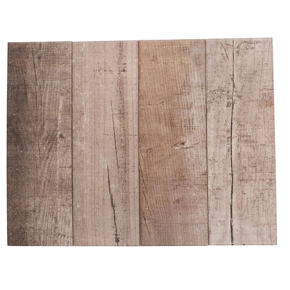 Teakwood Brown 4 in. x 12 in. Matte Porcelain Wall and Floor Tile (13.56 sq. ft./Case) by Jeffrey Court 8 Teakwood Brown 4 in. x 12 in. Matte Porcelain Wall and Floor Tile (13.56 sq. ft./Case) by Jeffrey Court - Image 6