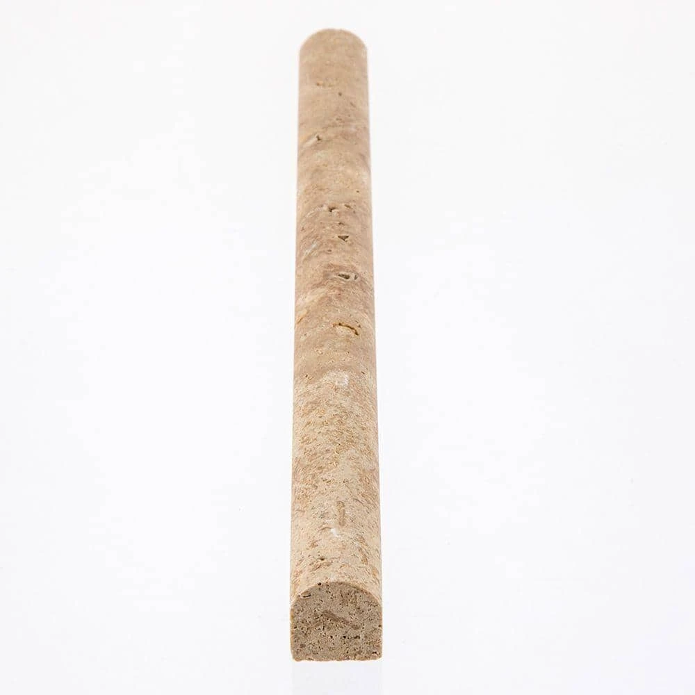 Noce Brown .75 in. x 12 in. Honed Travertine Wall Pencil Tile (1 Linear Foot) by Jeffrey Court 6 Noce Brown .75 in. x 12 in. Honed Travertine Wall Pencil Tile (1 Linear Foot) by Jeffrey Court - Image 4