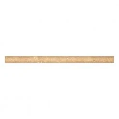 Noce Brown .75 in. x 12 in. Honed Travertine Wall Pencil Tile (1 Linear Foot) by Jeffrey Court