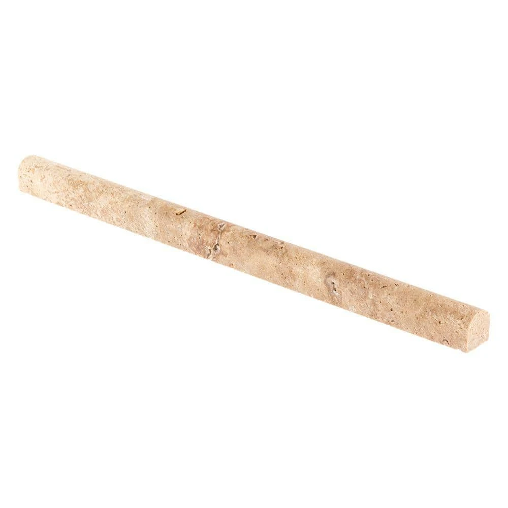 Noce Brown .75 in. x 12 in. Honed Travertine Wall Pencil Tile (1 Linear Foot) by Jeffrey Court 4 Noce Brown .75 in. x 12 in. Honed Travertine Wall Pencil Tile (1 Linear Foot) by Jeffrey Court - Image 2