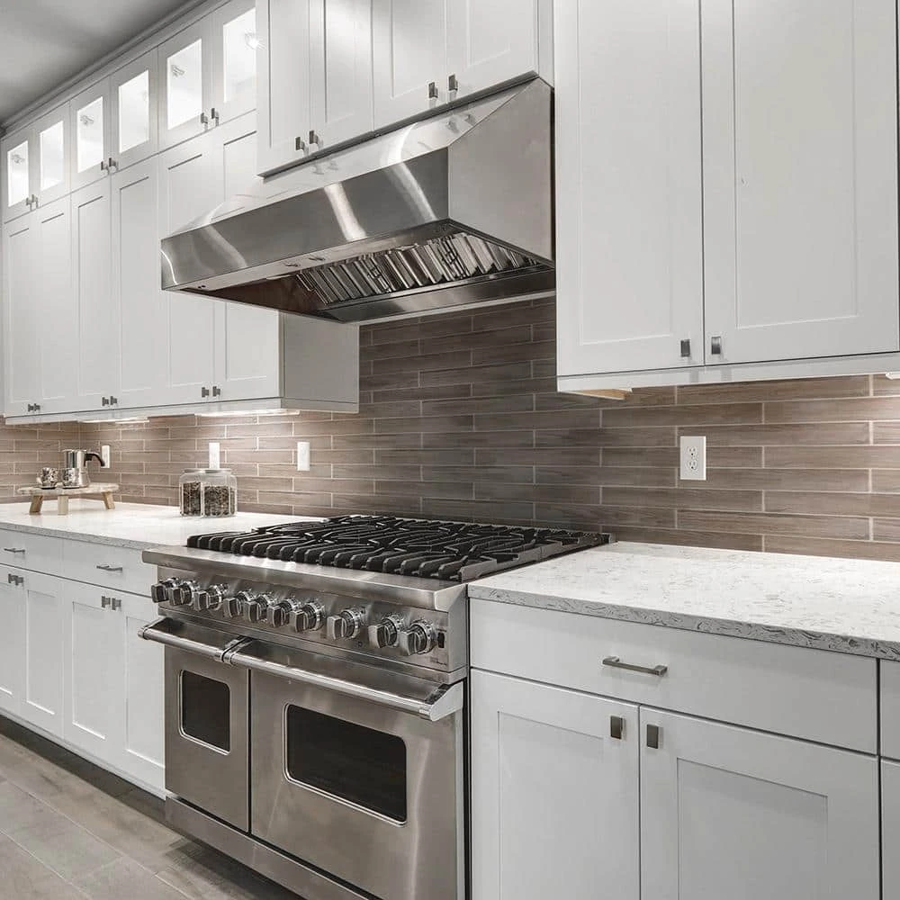 Lost Hills Brown 14.125 in. x 9.75 in. Interlocking Textured Matte Porcelain Wall & Floor Mosaic Tile(9.56 sq. ft./Case) by Jeffrey Court 4 Lost Hills Brown 14.125 in. x 9.75 in. Interlocking Textured Matte Porcelain Wall & Floor Mosaic Tile(9.56 sq. ft./Case) by Jeffrey Court - Image 2