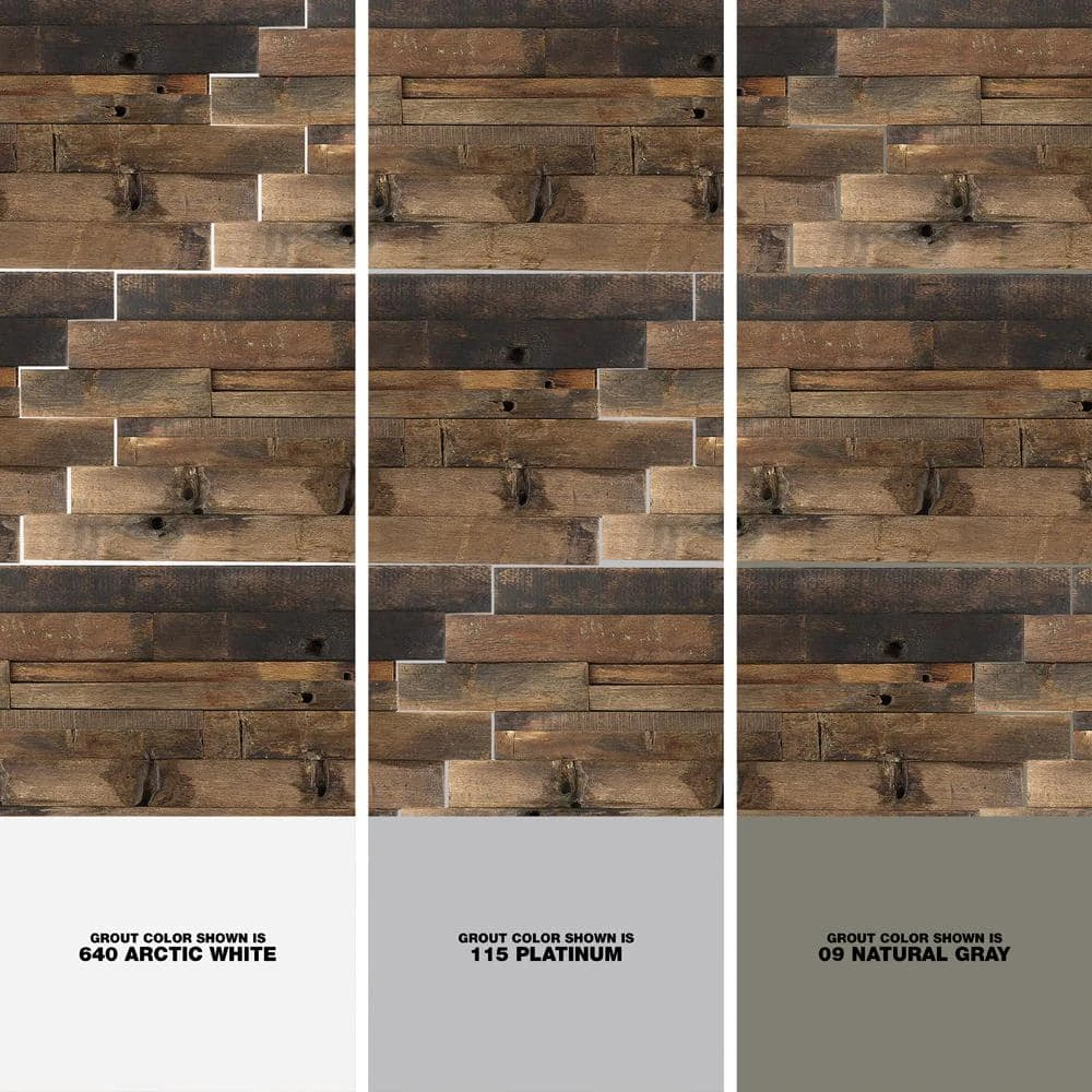 Timber Brownheart 11.81 in. x 23.62 in. Wood Mosaic Wall Tile (1.93 sq. ft.) by Ivy Hill Tile 7 Timber Brownheart 11.81 in. x 23.62 in. Wood Mosaic Wall Tile (1.93 sq. ft.) by Ivy Hill Tile - Image 5