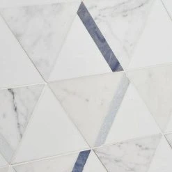 Zandara Calacatta Azul 13.6 in. x 23.6 in. Polished Marble Floor and Wall Mosaic Tile (2.22 sq. ft./Each) by Ivy Hill Tile 17 Zandara Calacatta Azul 13.6 in. x 23.6 in. Polished Marble Floor and Wall Mosaic Tile (2.22 sq. ft./Each) by Ivy Hill Tile -Tile Elegant Shop calacatta azul ivy hill tile marble tile ext3rd106387 76 1000