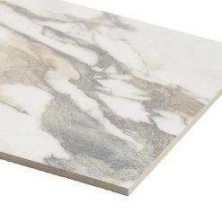Saroshi Calacatta Rustico 11.81 in. x 23.62 in. Polished Marble Look Porcelain Floor and Wall Tile (9.68 sq. ft. /Case) by Ivy Hill Tile 16 Saroshi Calacatta Rustico 11.81 in. x 23.62 in. Polished Marble Look Porcelain Floor and Wall Tile (9.68 sq. ft. /Case) by Ivy Hill Tile -Tile Elegant Shop calacatta rustico ivy hill tile porcelain tile ext3rd106689 fa 1000