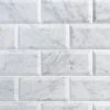 White Carrara Beveled 3 in. x 6 in. x 9mm Polished Marble Subway Tile (40 pieces / 5 sq. ft. / box) by Ivy Hill Tile 1 White Carrara Beveled 3 in. x 6 in. x 9mm Polished Marble Subway Tile (40 pieces / 5 sq. ft. / box) by Ivy Hill Tile -Tile Elegant Shop carrara ivy hill tile marble tile ext3rd100389 64 1000