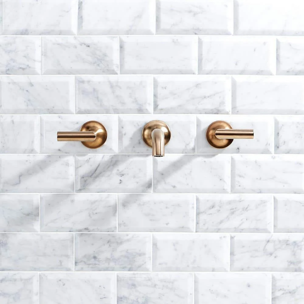 White Carrara Beveled 3 in. x 6 in. x 9mm Polished Marble Subway Tile (40 pieces / 5 sq. ft. / box) by Ivy Hill Tile 12 White Carrara Beveled 3 in. x 6 in. x 9mm Polished Marble Subway Tile (40 pieces / 5 sq. ft. / box) by Ivy Hill Tile - Image 10