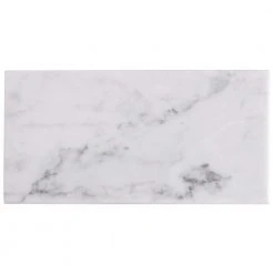 White Carrara 3 in. x 6 in. x 9mm Polished Marble Subway Tile (40 pieces / 5 sq. ft. / box) by Ivy Hill Tile 17 White Carrara 3 in. x 6 in. x 9mm Polished Marble Subway Tile (40 pieces / 5 sq. ft. / box) by Ivy Hill Tile -Tile Elegant Shop carrara ivy hill tile marble tile ext3rd104819 c3 1000