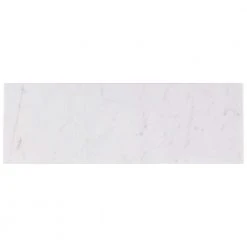 White Carrara 4 in. x 12 in. x 9mm Polished Marble Subway Tile (30 pieces / 10 sq. ft. / box) by Ivy Hill Tile 15 White Carrara 4 in. x 12 in. x 9mm Polished Marble Subway Tile (30 pieces / 10 sq. ft. / box) by Ivy Hill Tile -Tile Elegant Shop carrara ivy hill tile marble tile ext3rd104820 1f 1000