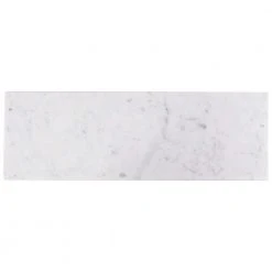 White Carrara 4 in. x 12 in. x 9mm Polished Marble Subway Tile (30 pieces / 10 sq. ft. / box) by Ivy Hill Tile 16 White Carrara 4 in. x 12 in. x 9mm Polished Marble Subway Tile (30 pieces / 10 sq. ft. / box) by Ivy Hill Tile -Tile Elegant Shop carrara ivy hill tile marble tile ext3rd104820 44 1000