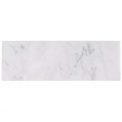 White Carrara 4 in. x 12 in. x 9mm Polished Marble Subway Tile (30 pieces / 10 sq. ft. / box) by Ivy Hill Tile 17 White Carrara 4 in. x 12 in. x 9mm Polished Marble Subway Tile (30 pieces / 10 sq. ft. / box) by Ivy Hill Tile -Tile Elegant Shop carrara ivy hill tile marble tile ext3rd104820 fa 1000