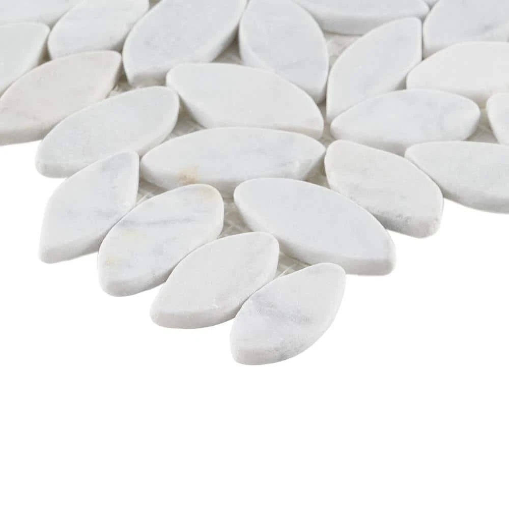 Countryside Flower Carrara 11.81 in. x 11.81 in. Natural Marble Floor and Wall Mosaic Tile (0.96 sq. ft./Each) by Ivy Hill Tile 8 Countryside Flower Carrara 11.81 in. x 11.81 in. Natural Marble Floor and Wall Mosaic Tile (0.96 sq. ft./Each) by Ivy Hill Tile - Image 6