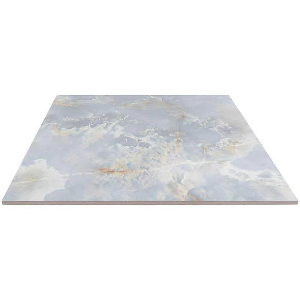 Selene Caspian Onyx 24 in. x 24 in. Polished Porcelain Floor and Wall Tile ( 15.49 sq. ft. / Case) by Ivy Hill Tile 7 Selene Caspian Onyx 24 in. x 24 in. Polished Porcelain Floor and Wall Tile ( 15.49 sq. ft. / Case) by Ivy Hill Tile - Image 5