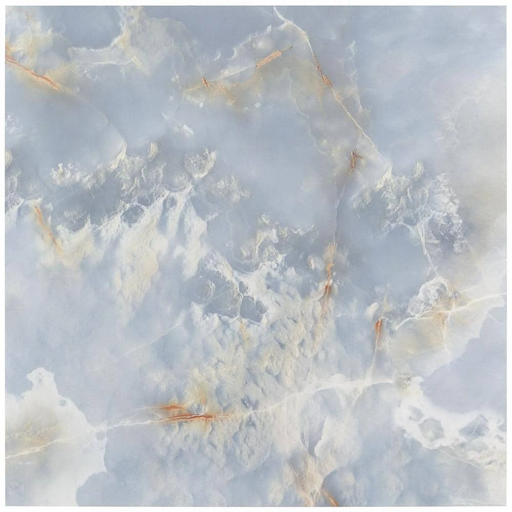 Selene Caspian Onyx 24 in. x 24 in. Polished Porcelain Floor and Wall Tile ( 15.49 sq. ft. / Case) by Ivy Hill Tile 3 Selene Caspian Onyx 24 in. x 24 in. Polished Porcelain Floor and Wall Tile ( 15.49 sq. ft. / Case) by Ivy Hill Tile