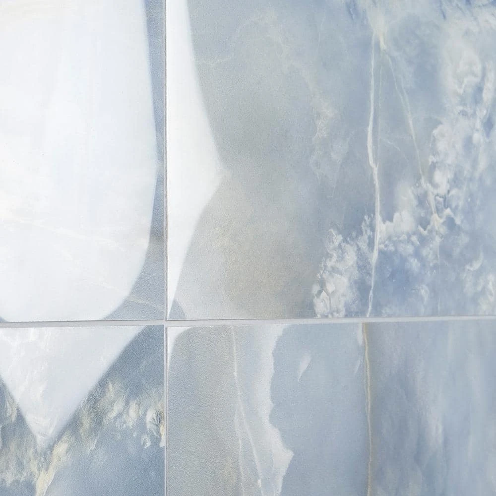 Selene Caspian Onyx 24 in. x 24 in. Polished Porcelain Floor and Wall Tile ( 15.49 sq. ft. / Case) by Ivy Hill Tile 5 Selene Caspian Onyx 24 in. x 24 in. Polished Porcelain Floor and Wall Tile ( 15.49 sq. ft. / Case) by Ivy Hill Tile - Image 3