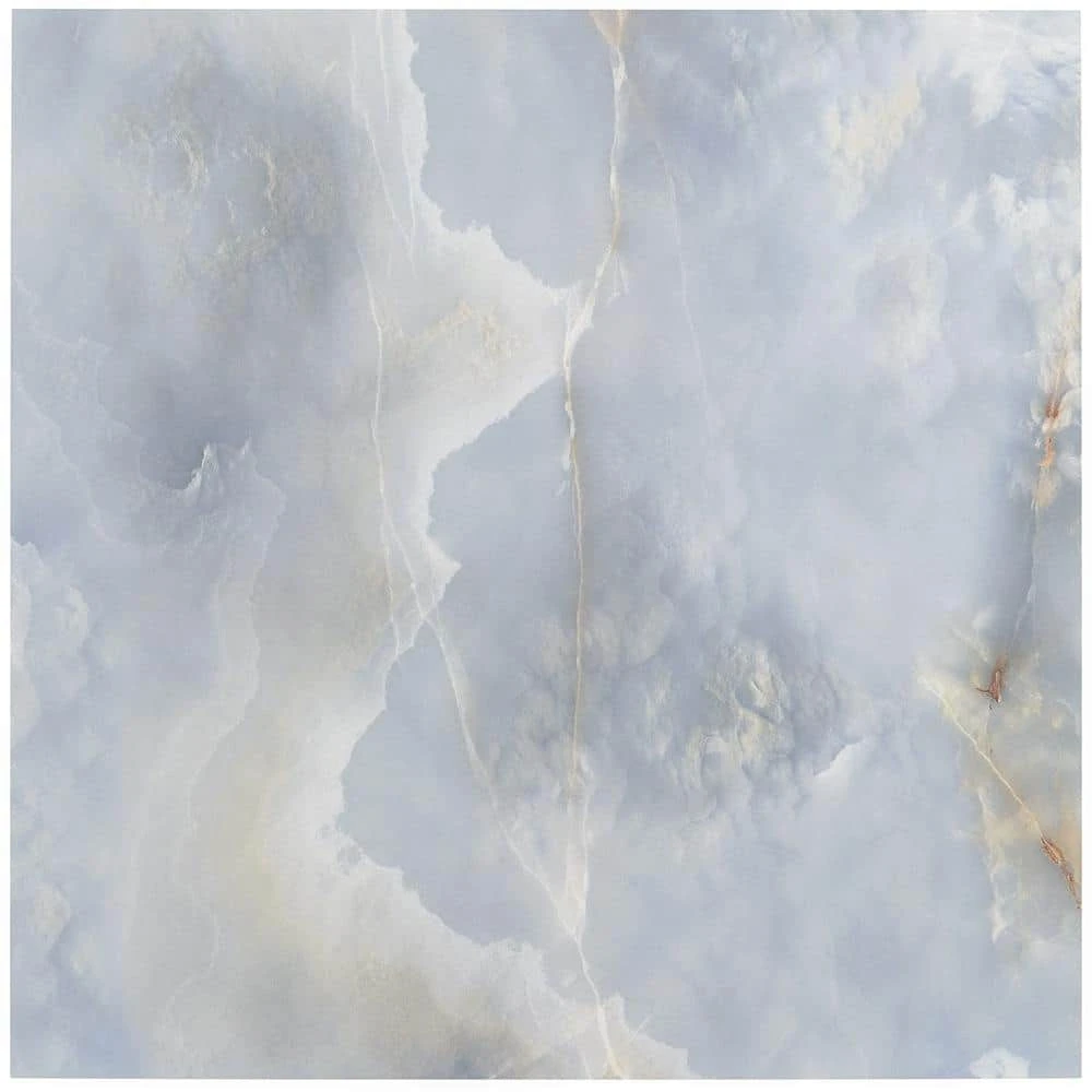 Selene Caspian Onyx 24 in. x 24 in. Polished Porcelain Floor and Wall Tile ( 15.49 sq. ft. / Case) by Ivy Hill Tile 8 Selene Caspian Onyx 24 in. x 24 in. Polished Porcelain Floor and Wall Tile ( 15.49 sq. ft. / Case) by Ivy Hill Tile - Image 6