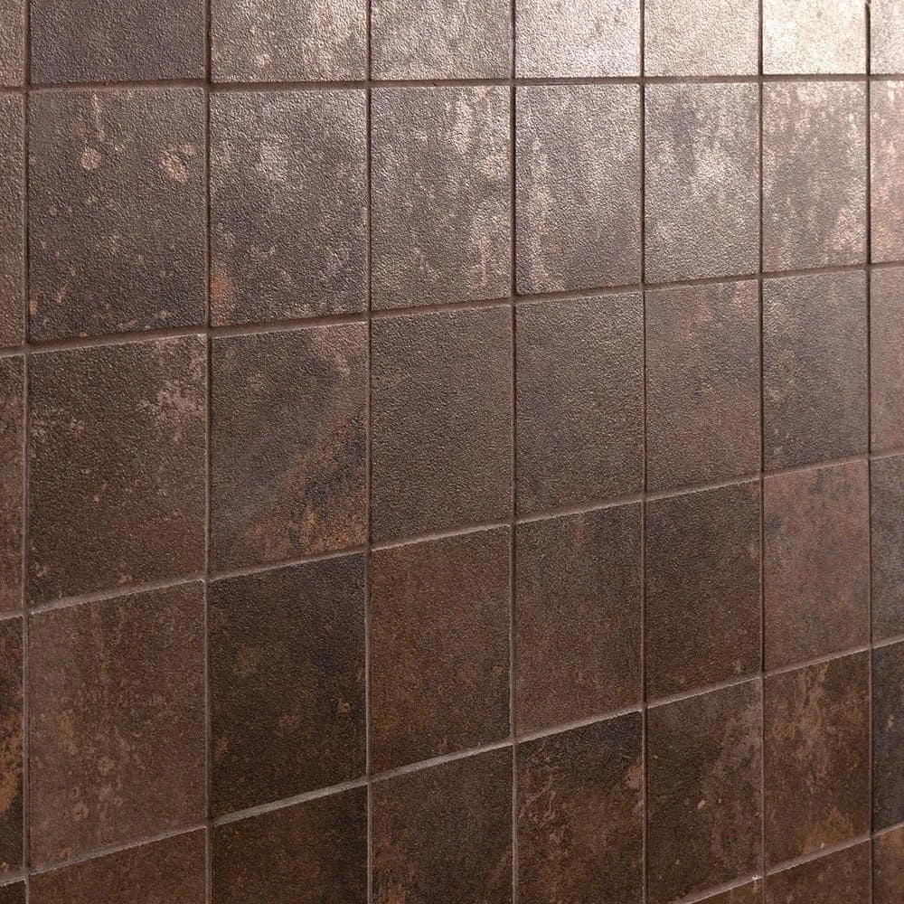 Voyager Copper Metal Look 12.4 in x 12.4 in Porcelain Mosaic Floor and Wall Tile (1.06 sqft / Piece) by Ivy Hill Tile 8 Voyager Copper Metal Look 12.4 in x 12.4 in Porcelain Mosaic Floor and Wall Tile (1.06 sqft / Piece) by Ivy Hill Tile - Image 6