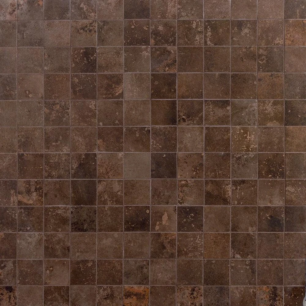 Voyager Copper Metal Look 12.4 in x 12.4 in Porcelain Mosaic Floor and Wall Tile (1.06 sqft / Piece) by Ivy Hill Tile 7 Voyager Copper Metal Look 12.4 in x 12.4 in Porcelain Mosaic Floor and Wall Tile (1.06 sqft / Piece) by Ivy Hill Tile - Image 5