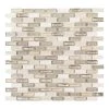 Afternoon Tea Cream 11.5 in. x 11.625 in. Interlocking Mixed Glass and Stone Mosaic Wall Tile (14.83 sq. ft./Case) by Jeffrey Court 2 Afternoon Tea Cream 11.5 in. x 11.625 in. Interlocking Mixed Glass and Stone Mosaic Wall Tile (14.83 sq. ft./Case) by Jeffrey Court -Tile Elegant Shop cream jeffrey court glass tile 99621 64 1000