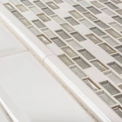 Afternoon Tea Cream 11.5 in. x 11.625 in. Interlocking Mixed Glass and Stone Mosaic Wall Tile (14.83 sq. ft./Case) by Jeffrey Court 10 Afternoon Tea Cream 11.5 in. x 11.625 in. Interlocking Mixed Glass and Stone Mosaic Wall Tile (14.83 sq. ft./Case) by Jeffrey Court -Tile Elegant Shop cream jeffrey court glass tile 99621 a0 1000