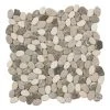 Emperador River Rocks Cream 11.5 in. x 11.5 in. Interlock Travertine/Marble Wall/Floor Mosaic Tile (9.18 sq. ft./Case) by Jeffrey Court 1 Emperador River Rocks Cream 11.5 in. x 11.5 in. Interlock Travertine/Marble Wall/Floor Mosaic Tile (9.18 sq. ft./Case) by Jeffrey Court -Tile Elegant Shop cream jeffrey court marble tile 99049 64 1000