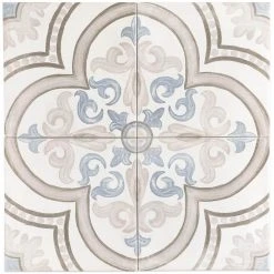 Valencia Daiza Encaustic 8 in. x 8 in. 9mm Matte Porcelain Floor and Wall Tile (26-piece 11.19 sq. ft. / box) by Ivy Hill Tile 13 Valencia Daiza Encaustic 8 in. x 8 in. 9mm Matte Porcelain Floor and Wall Tile (26-piece 11.19 sq. ft. / box) by Ivy Hill Tile -Tile Elegant Shop daiza ivy hill tile porcelain tile ext3rd100972 66 1000