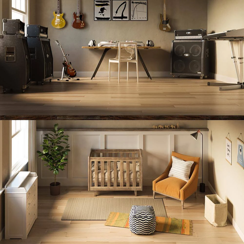 Sandstone Dark Beige 12 in. x 24 in. Waterproof Rigid Core Click-Lock Luxury Vinyl Tile Flooring (28.04 sq. ft. / case) by Ivy Hill Tile 7 Sandstone Dark Beige 12 in. x 24 in. Waterproof Rigid Core Click-Lock Luxury Vinyl Tile Flooring (28.04 sq. ft. / case) by Ivy Hill Tile - Image 5