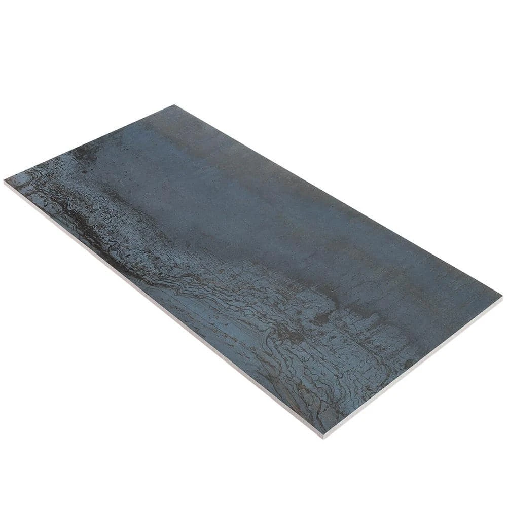 Angela Harris Metallic Dark Blue 12 in. x 24 in. Matte Porcelain Floor and Wall Tile (15.49 Sq. Ft. / Case) by Ivy Hill Tile 6 Angela Harris Metallic Dark Blue 12 in. x 24 in. Matte Porcelain Floor and Wall Tile (15.49 Sq. Ft. / Case) by Ivy Hill Tile - Image 4